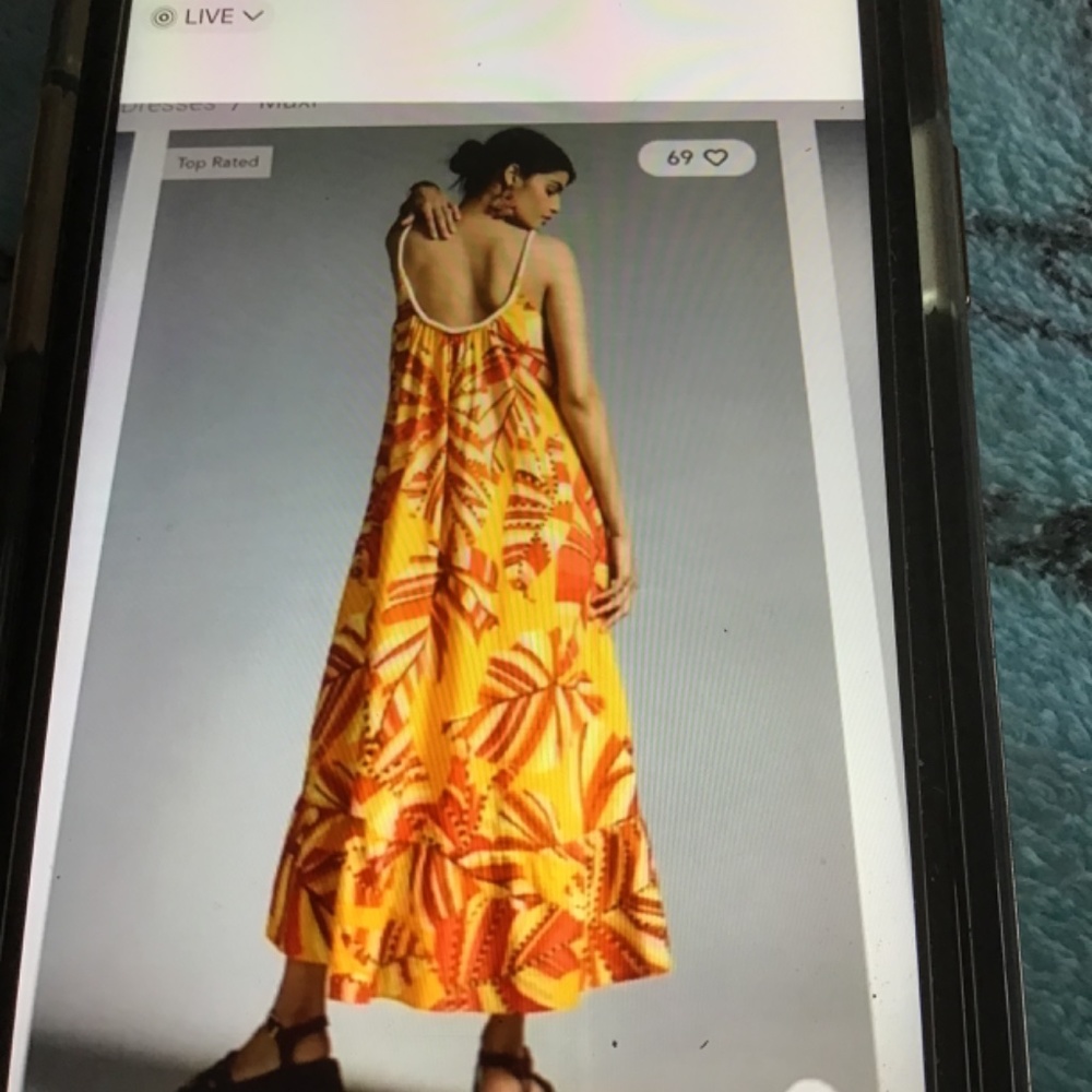 FARM Rio Vibrant Orange Maxi Dress - Picture 6 of 6